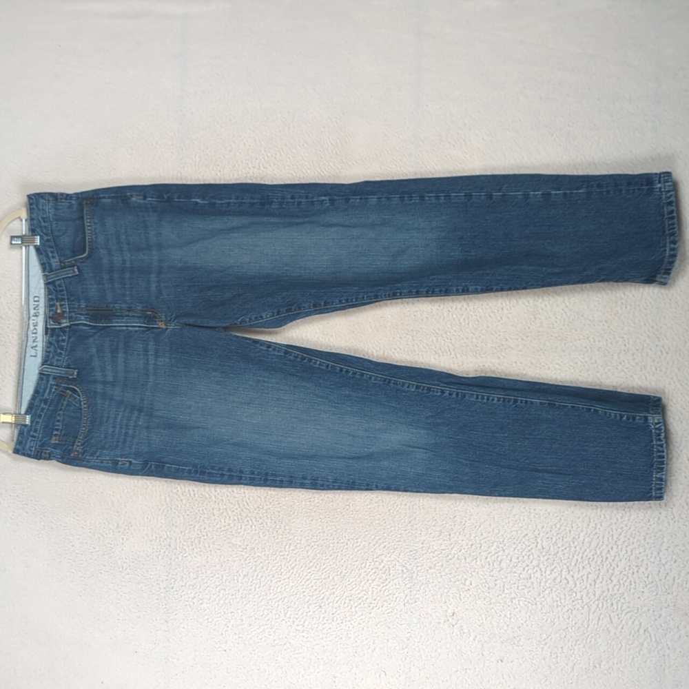Land's End Men's Original Fit Slim Denim Jeans Waist 35